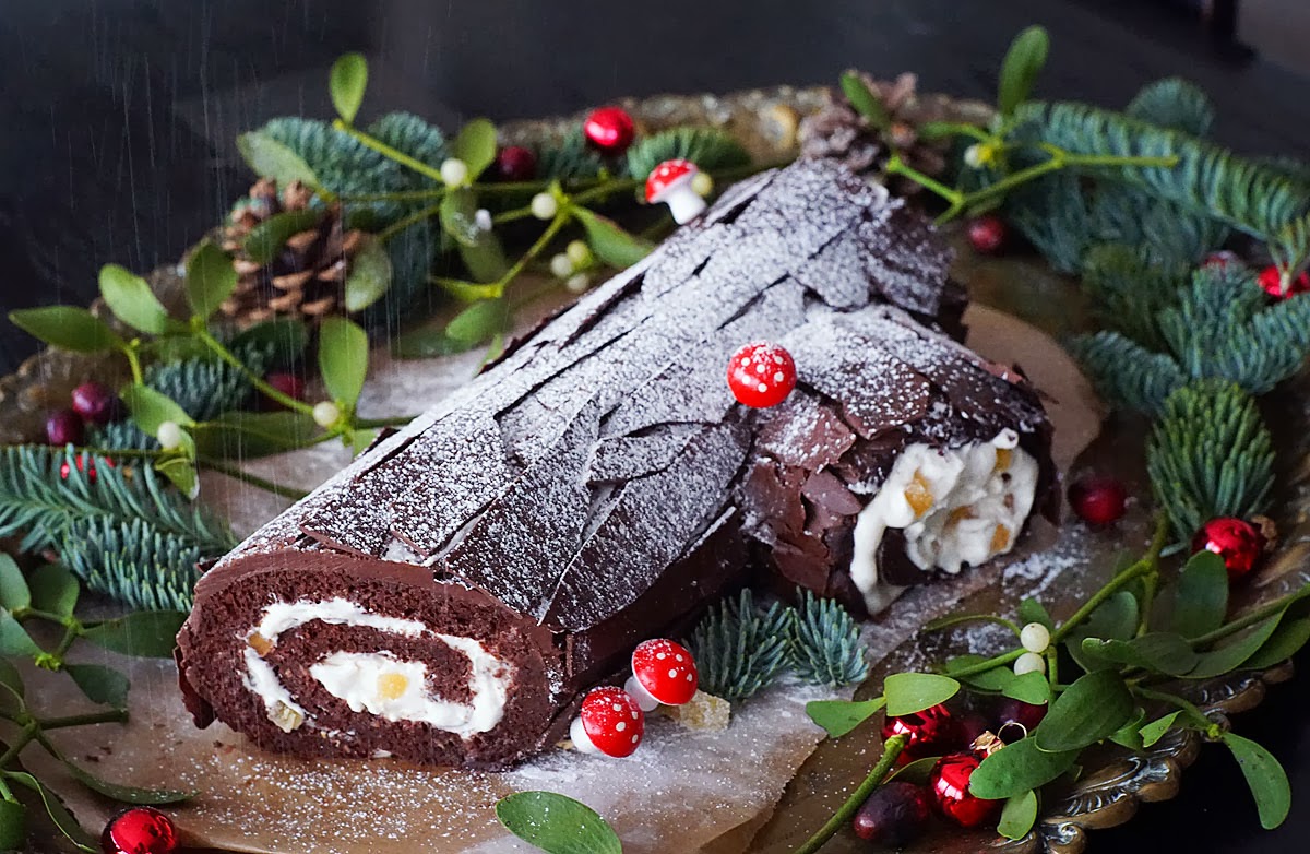 Bûche de noël Рождественское полено